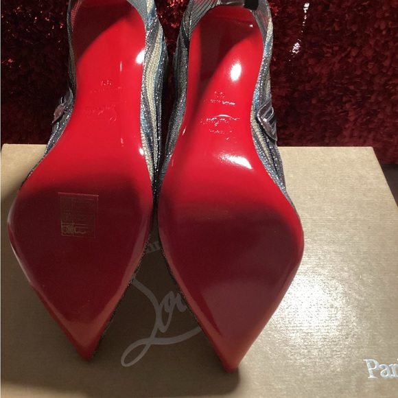 Authentic Christian Louboutin Mesh GIPSYBOOTIE Gipsy 100MM BNIB $PRICE DROP⬇️ - Picture 3 of 8